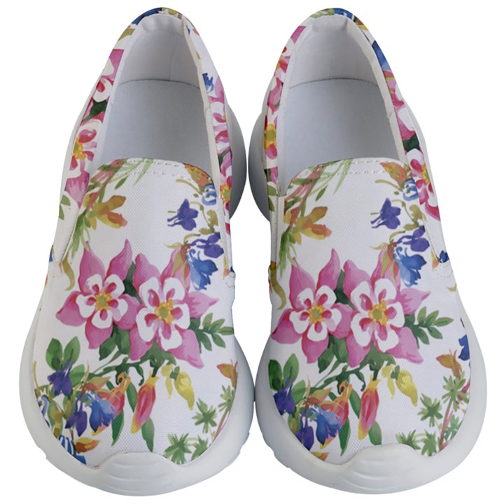 Garden flowers Kids Lightweight Slip Ons