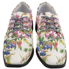 Garden Flowers Women Heeled Oxford Shoes by goljakoff