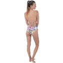 Garden flowers Tie Strap One Piece Swimsuit View2