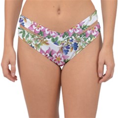 Garden Flowers Double Strap Halter Bikini Bottom by goljakoff