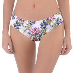 Garden Flowers Pattern Reversible Classic Bikini Bottoms by goljakoff