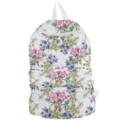 Garden Flowers Pattern Foldable Lightweight Backpack