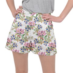 Garden Flowers Pattern Ripstop Shorts by goljakoff