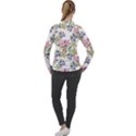 Garden flowers pattern Women s Pique Long Sleeve Tee View2