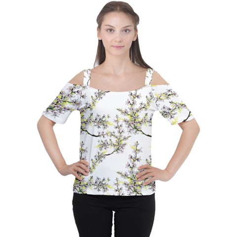 Spring Cutout Shoulder Tee by goljakoff