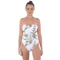 Spring Tie Back One Piece Swimsuit by goljakoff