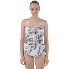 Spring Twist Front Tankini Set by goljakoff