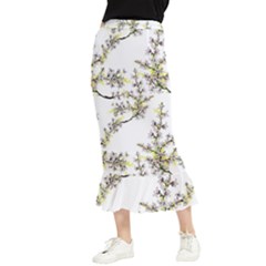 Spring Maxi Fishtail Chiffon Skirt