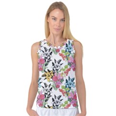 Summer Flowers Women s Basketball Tank Top by goljakoff