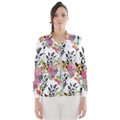 Summer Flowers Women s Windbreaker