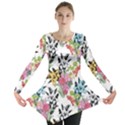 Summer flowers Long Sleeve Tunic  View1