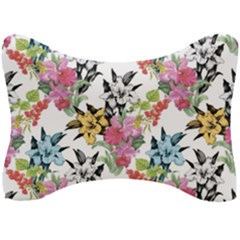 Summer Flowers Seat Head Rest Cushion by goljakoff