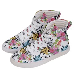 Summer Flowers Men s Hi-top Skate Sneakers by goljakoff