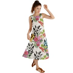 Summer Flowers Summer Maxi Dress by goljakoff