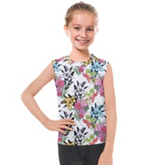 Summer Flowers Kids  Mesh Tank Top by goljakoff