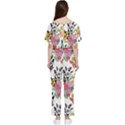 Summer flowers Batwing Lightweight Jumpsuit View2