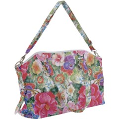 Beautiful Flowers Canvas Crossbody Bag by goljakoff