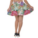 Beautiful flowers Velvet Skater Skirt View2