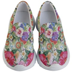 Beautiful Flowers Kids Lightweight Slip Ons by goljakoff