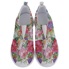 Beautiful Flowers No Lace Lightweight Shoes by goljakoff