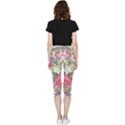 Beautiful flowers Inside Out Lightweight Velour Capri Leggings  View2