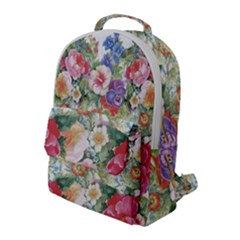 Beautiful Flowers Flap Pocket Backpack (large) by goljakoff