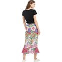 Beautiful flowers Maxi Fishtail Chiffon Skirt View2