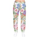 Beautiful flowers Women velvet Drawstring Pants View1