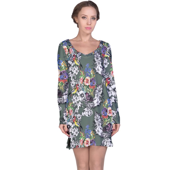 Garden Long Sleeve Nightdress