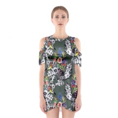 Garden Shoulder Cutout One Piece Dress by goljakoff