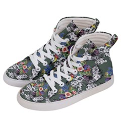 Garden Women s Hi-top Skate Sneakers by goljakoff