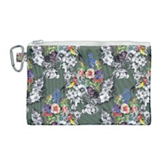 Garden Canvas Cosmetic Bag (large) by goljakoff