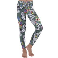 Garden Kids  Lightweight Velour Classic Yoga Leggings by goljakoff