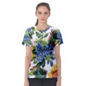 Flowers Women s Sport Mesh Tee View1