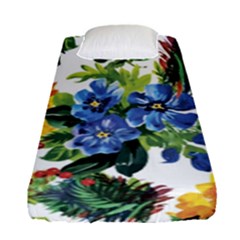 Flowers Fitted Sheet (single Size) by goljakoff