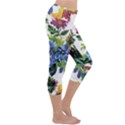 Flowers Capri Yoga Leggings View3