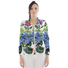 Flowers Women s Windbreaker by goljakoff