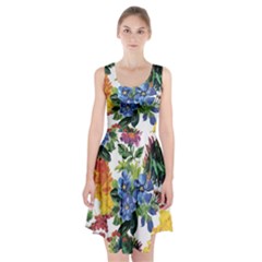 Flowers Racerback Midi Dress by goljakoff