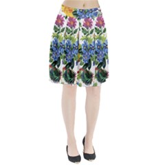 Flowers Pleated Skirt by goljakoff