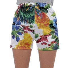 Flowers Sleepwear Shorts by goljakoff