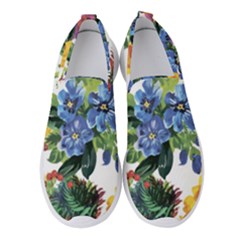 Flowers Women s Slip On Sneakers by goljakoff