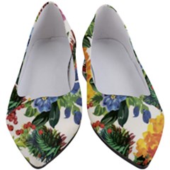 Flowers Women s Block Heels  by goljakoff