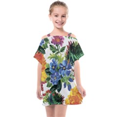 Flowers Kids  One Piece Chiffon Dress by goljakoff