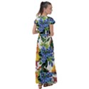 Flowers Flutter Sleeve Maxi Dress View2