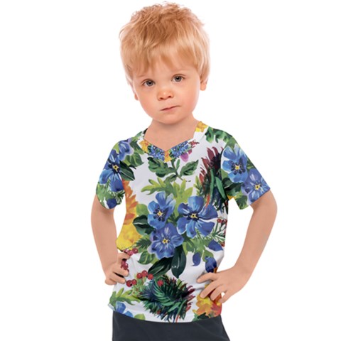 Flowers Kids  Sports Tee by goljakoff