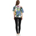 Flowers One Shoulder Cut Out Tee View2