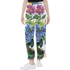 Flowers Women s Pants  by goljakoff