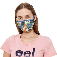 Flowers Crease Cloth Face Mask (adult)