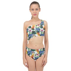 Flowers Pattern Spliced Up Two Piece Swimsuit by goljakoff