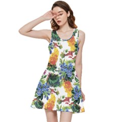 Flowers Pattern Inside Out Racerback Dress by goljakoff